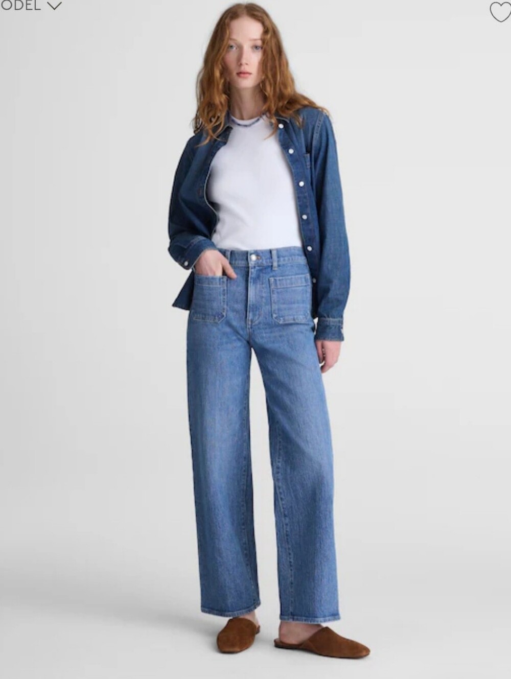 Madewell Straight-Leg Jeans in Medium Blue Denim